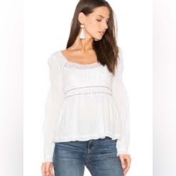 Free People Tops - Free People Strangers In Love White X Small